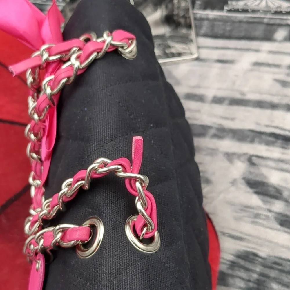 Barbie bag pink and black